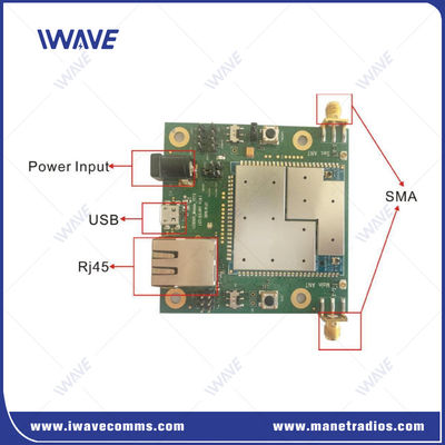 وحدة شبكة IP اللاسلكية OEM لنقل الفيديو عالي الجودة / UAV و UGV