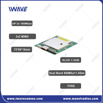 100Mbps IP MESH Module MIMO وصلة بيانات رقمية للبيانات الفيديوية والتلومتري