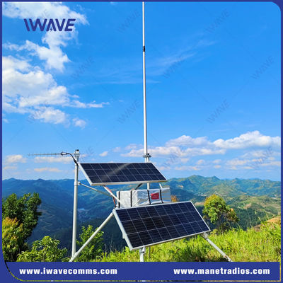 شراء 25W خارج الشبكة مشغلة بالطاقة الشمسية VHF UHF المكرر الراديوي للاتصالات السلسة التصنيع عبر الإنترنت
